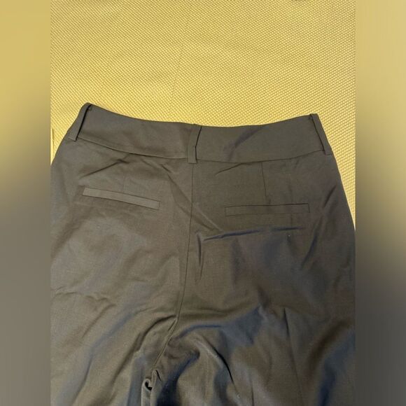 Olivia Palermo Chelsea28 Navy Wool High Waisted Wide Leg Trousers 10 Nordstrom - Picture 11 of 12